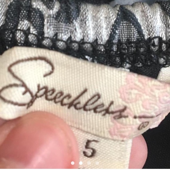 Silver & Black 00s Speechless Mini Formal Dress - Picture 10 of 10